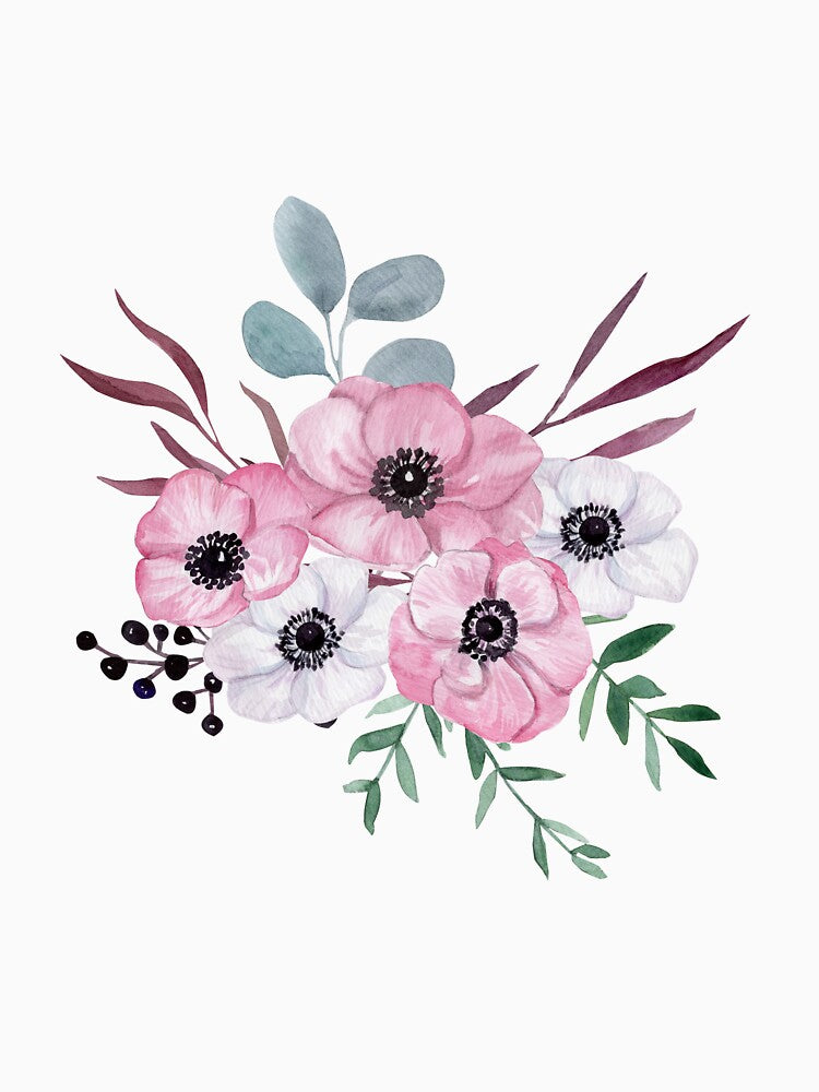 Flower Bouquet Water Colour by yourbb