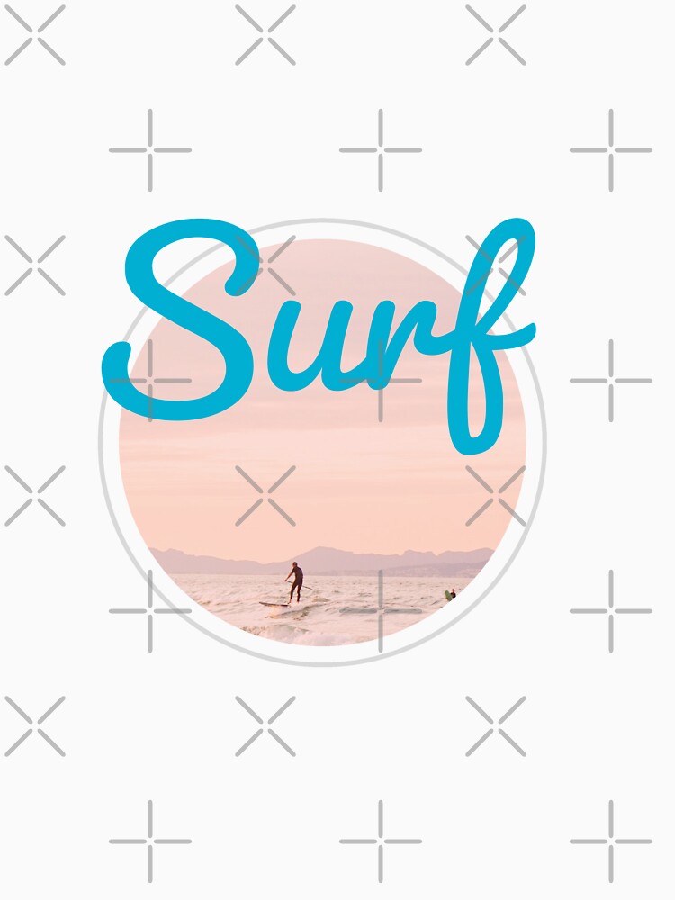 SURF - SURFING - Circle - BEST SURFING - blue - unique photography by Tropical Blood