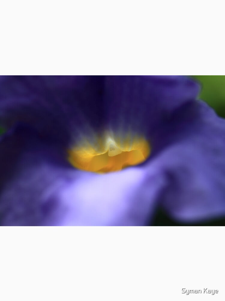 Flower Print - Purple and Yellow Flower - Bold Abstract Flower Print by Syman Kaye