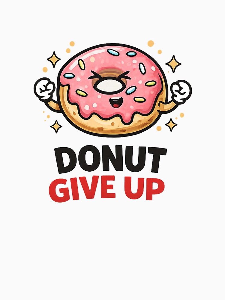 Donut Give Up by VirtualShopUS