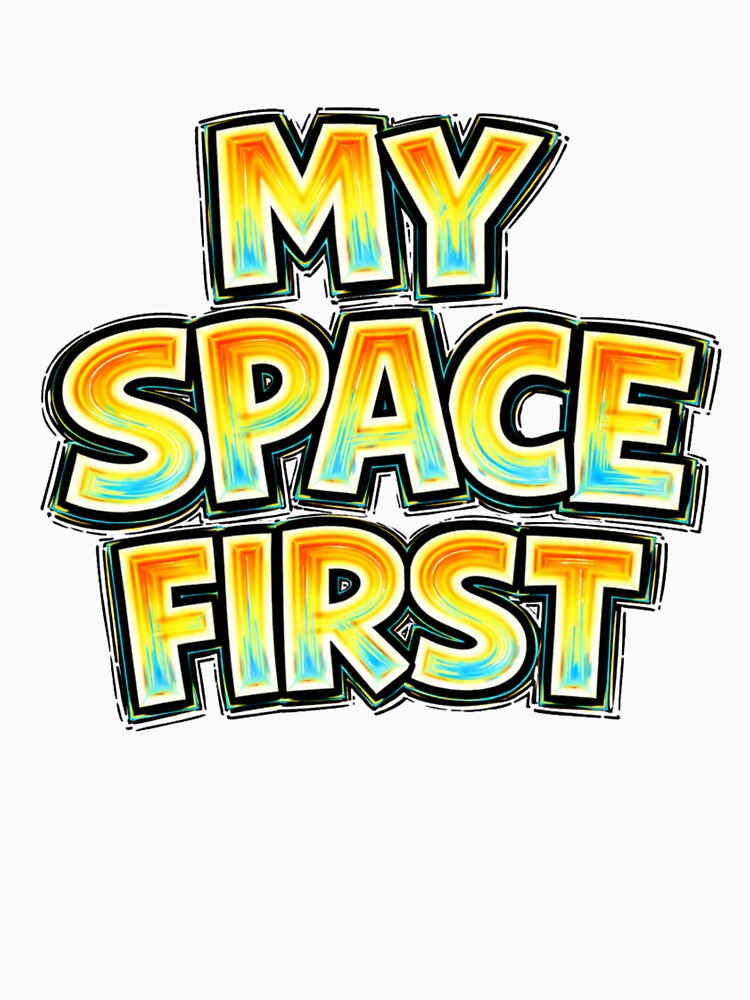 MY SPACE FIRST – hand drawn childlike typography by Mac Sketches