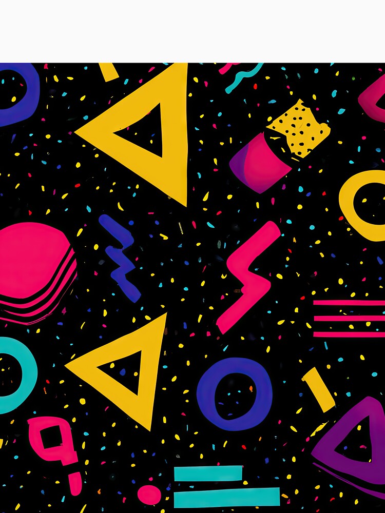 80s and 90s Retro Pop Pattern by AeonAcademy