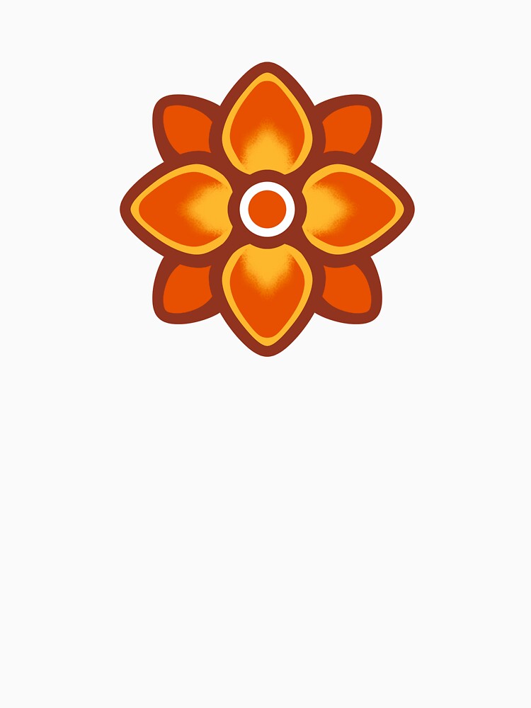 Geometric flower design by nathanmurphyart