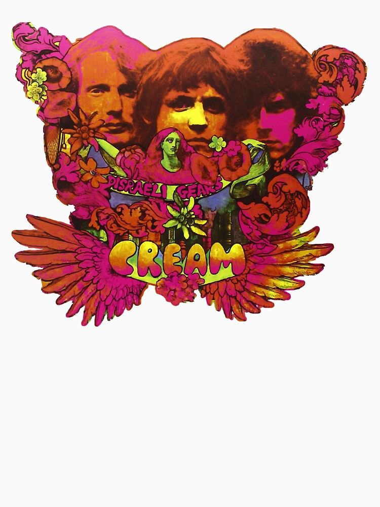 Cream band psychedelic album cover by Tesari03
