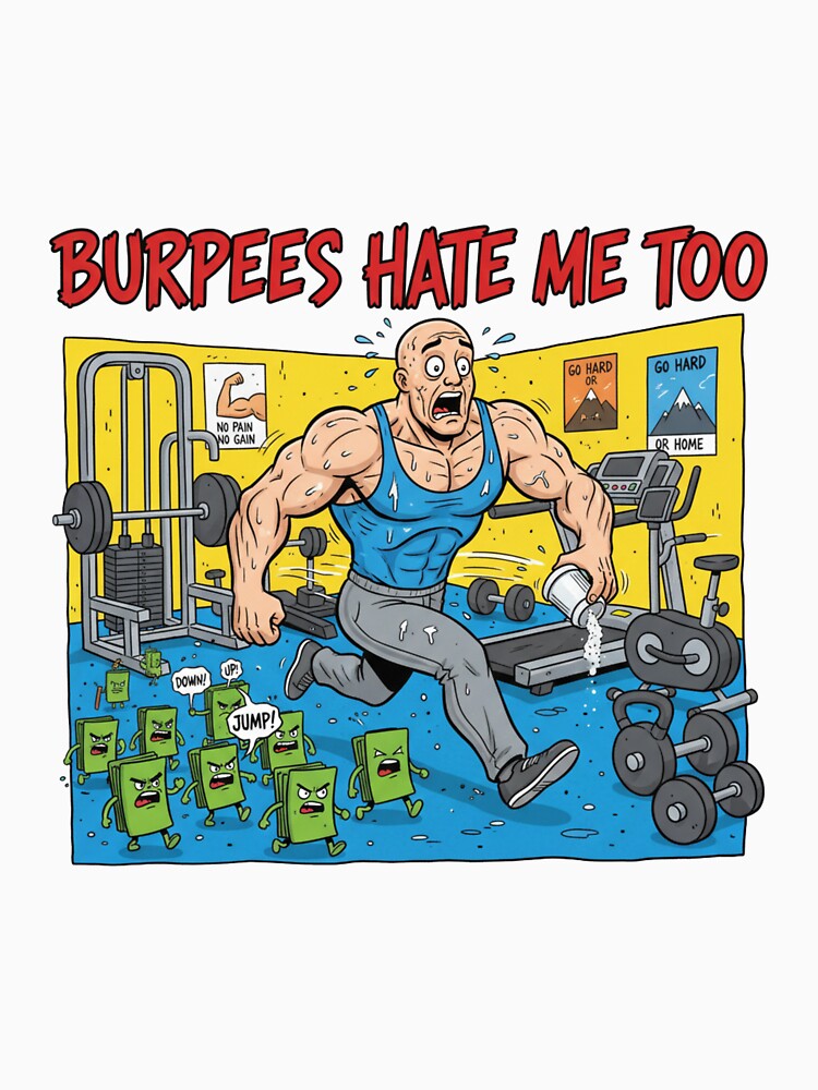 Burpees Hate Me Too by MaciejErdon
