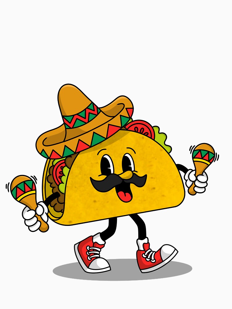 Cinco de Mayo Taco Mascot – Retro Fiesta Graphic by carolineduvivier