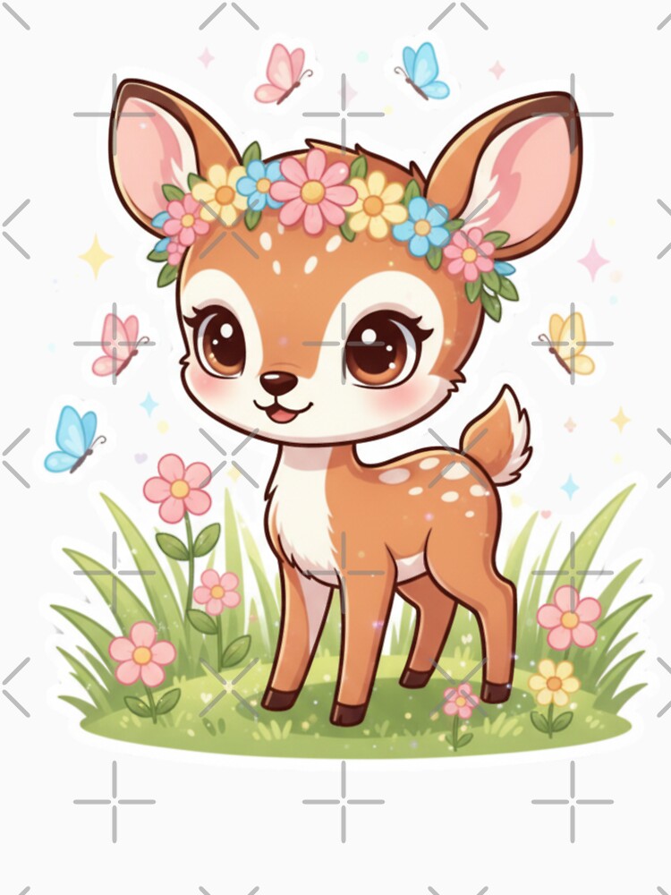 Enchanted Forest Fawn by SimonsDesignArt