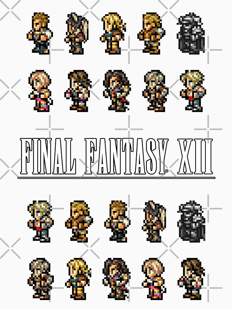Final Fantasy XII - Sprite Characters by ZeWissou