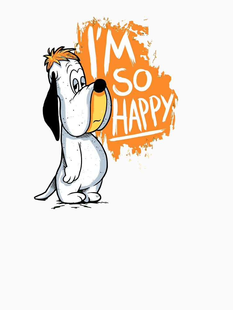 Sarcastic Sad Dog I'm So Happy by henryavincnt