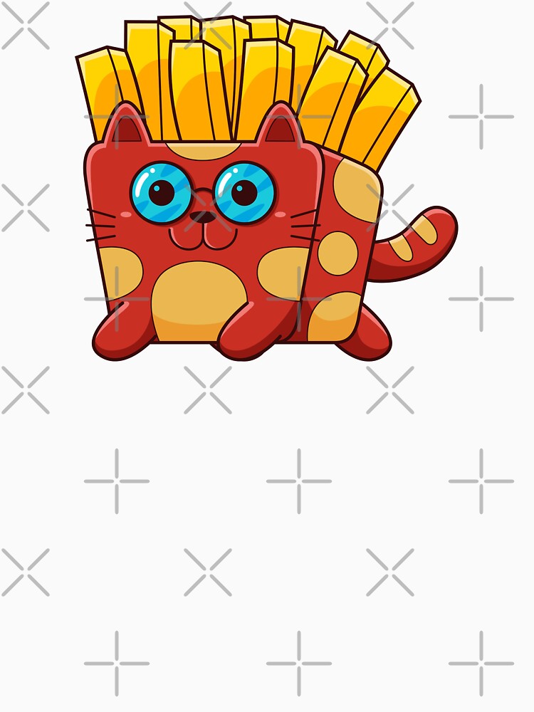 Cute Cat Kawaii Fries by PosterpartyCo