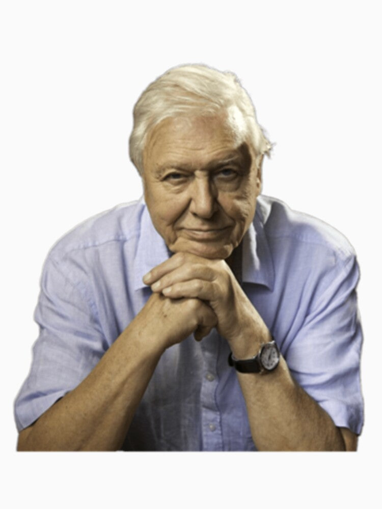 David Attenborough -pink by MadeUKewl