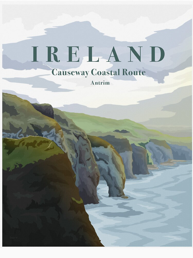 Ireland Travel Poster by delaneyjz