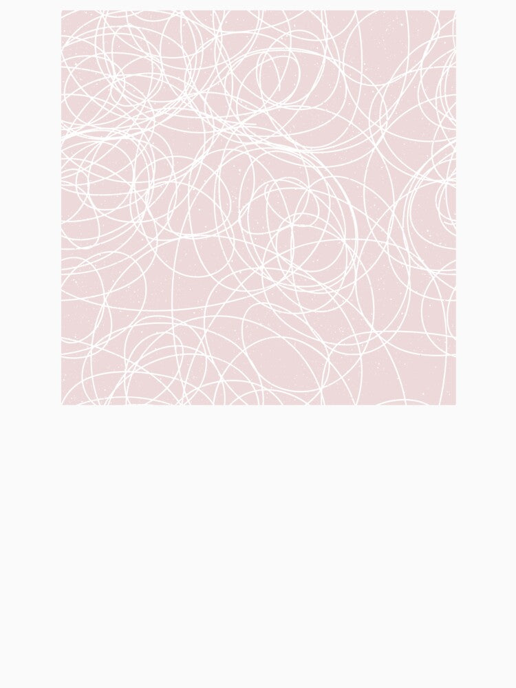 Light Pink Doodles - Minimalist Pattern by heyitsclara