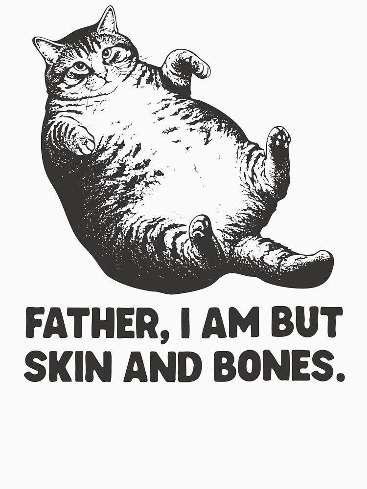Cat Father I Am But Skin and Bones by JuliWaddle240