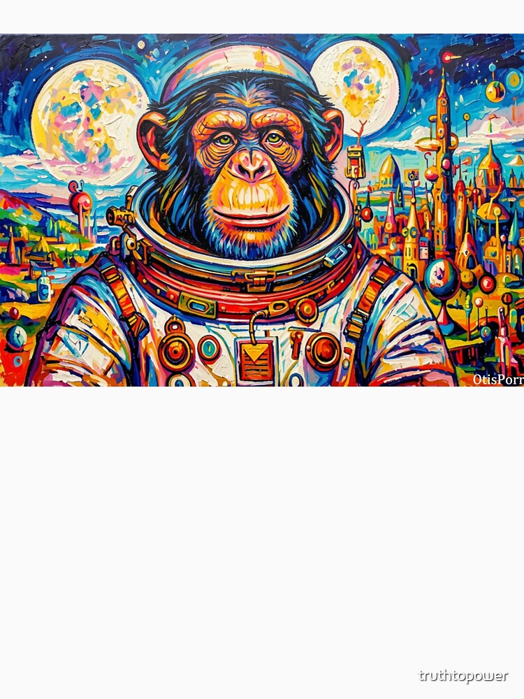STEAMPUNK ASTRONAUT-CHIMPANZEE by truthtopower