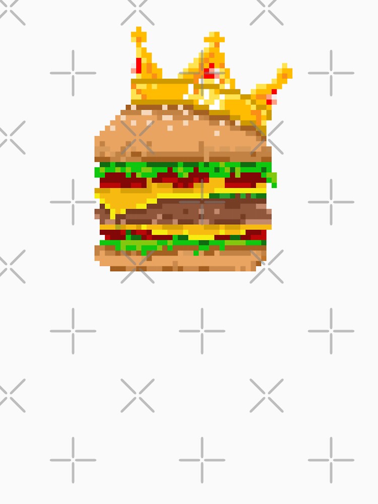 Pixel King of Burger by Si Pakne