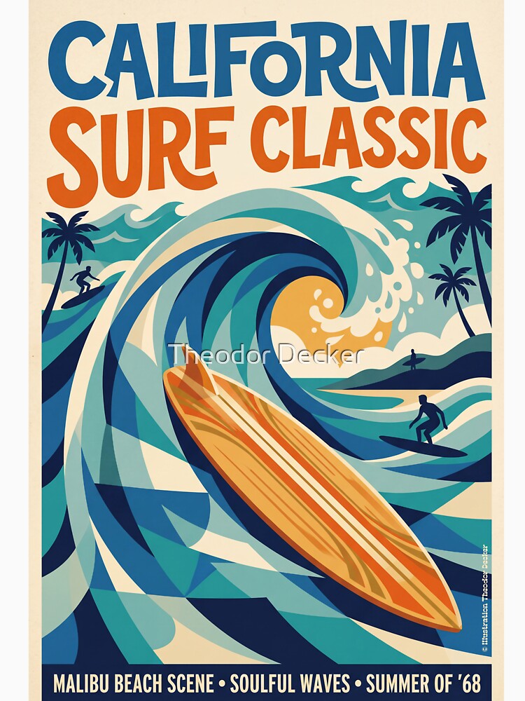 California Surf Classic by Theodor Decker