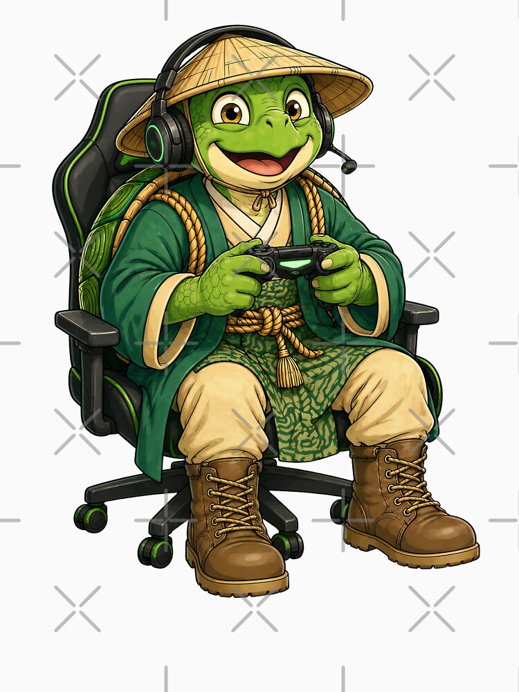 The Ultimate Gamer Kappa: Retro Zen Master by Threadnovax