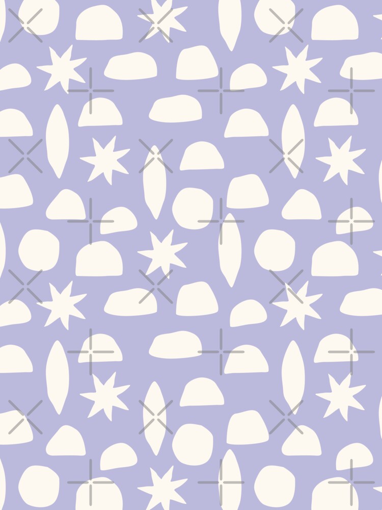 BOHO HENRI MATISSE PASTEL PURPLE LILAC by blomastudios