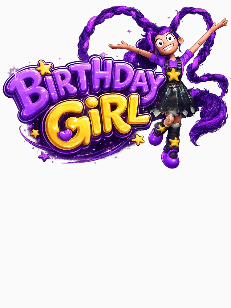 Lily Love Braids Birthday Girl Funny Cartoon Poppy Playtime Art by Lyotirum