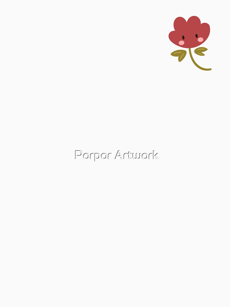 Cute Kawaii Flower Illustration by Porpor Artwork
