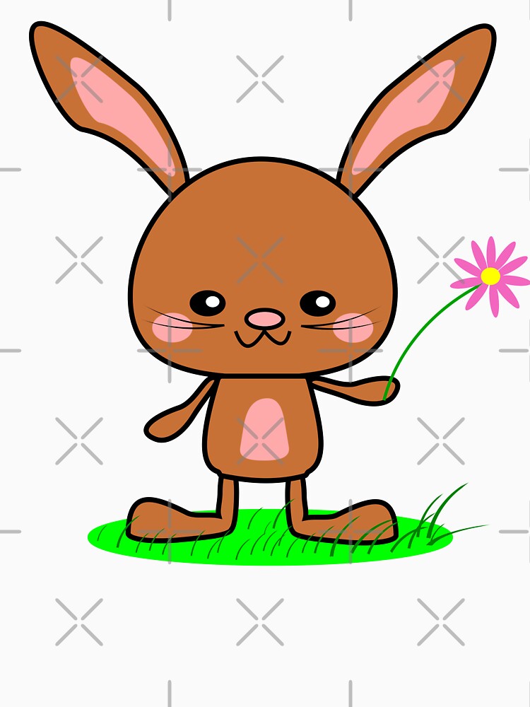 Brown Kawaii Bunny Rabbit by lovelyandcute