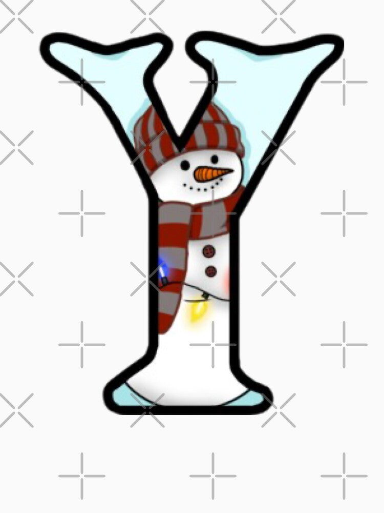 Holiday themed letter Y by Artistkhg