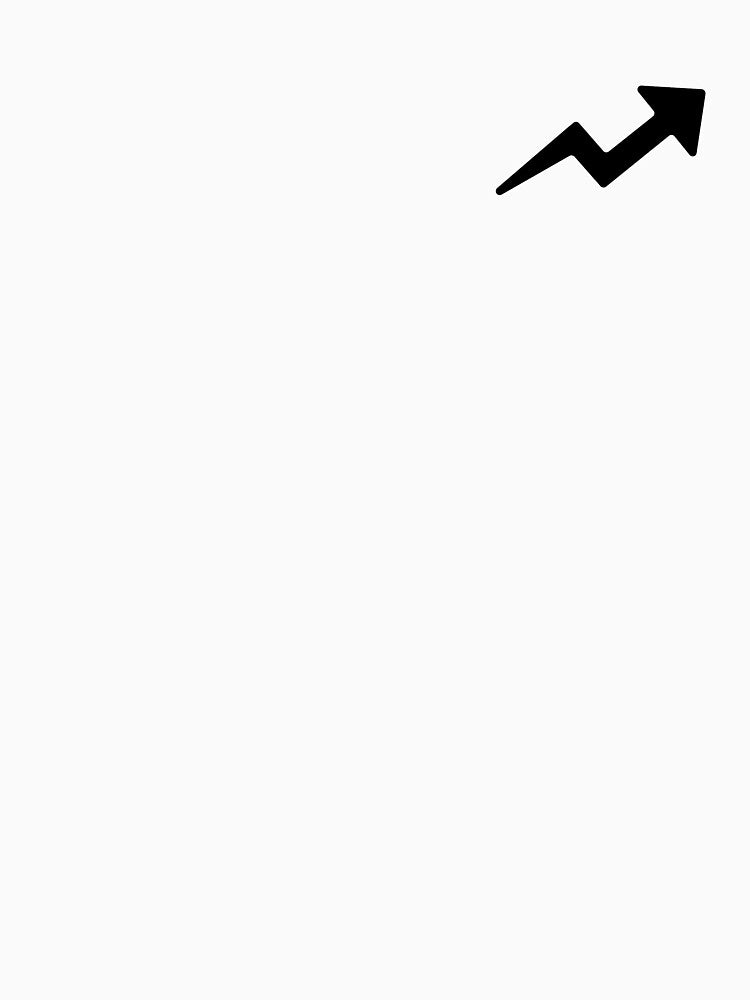 TRENDING UP ARROW (BLACK) by Top10Designs