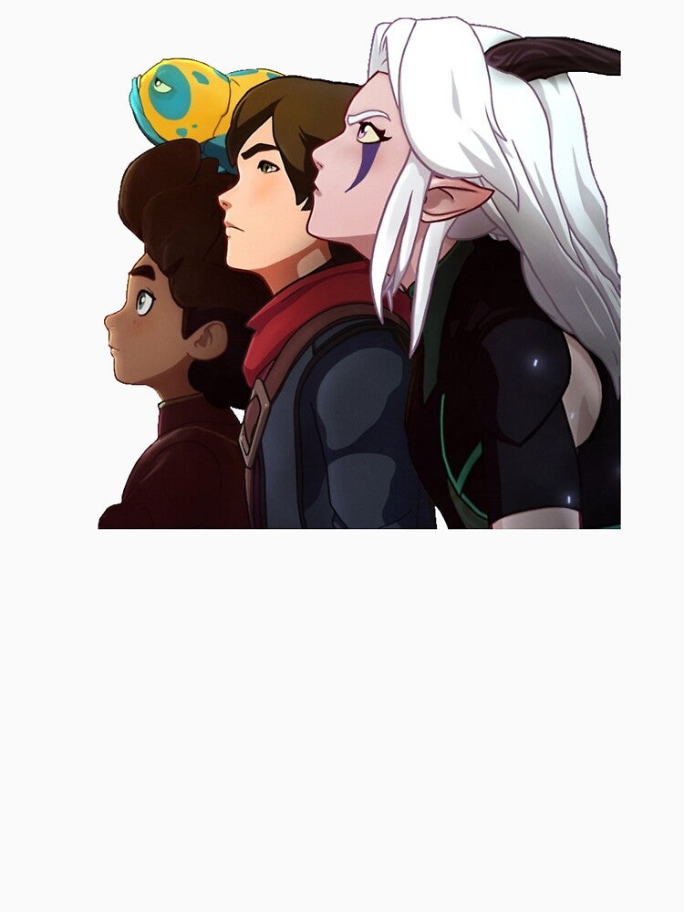 The Dragon Prince - Rayla, Callum and Ezran by georgigaze