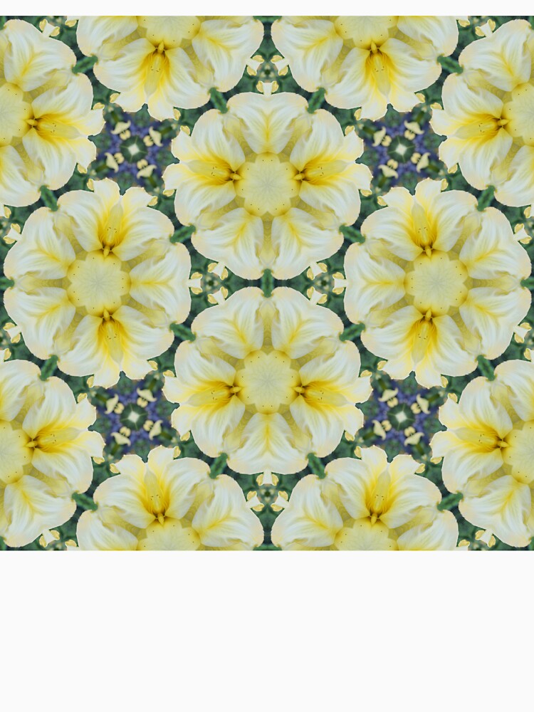 Dazzling Light Yellow Daylily Design by Stabrowska Designs