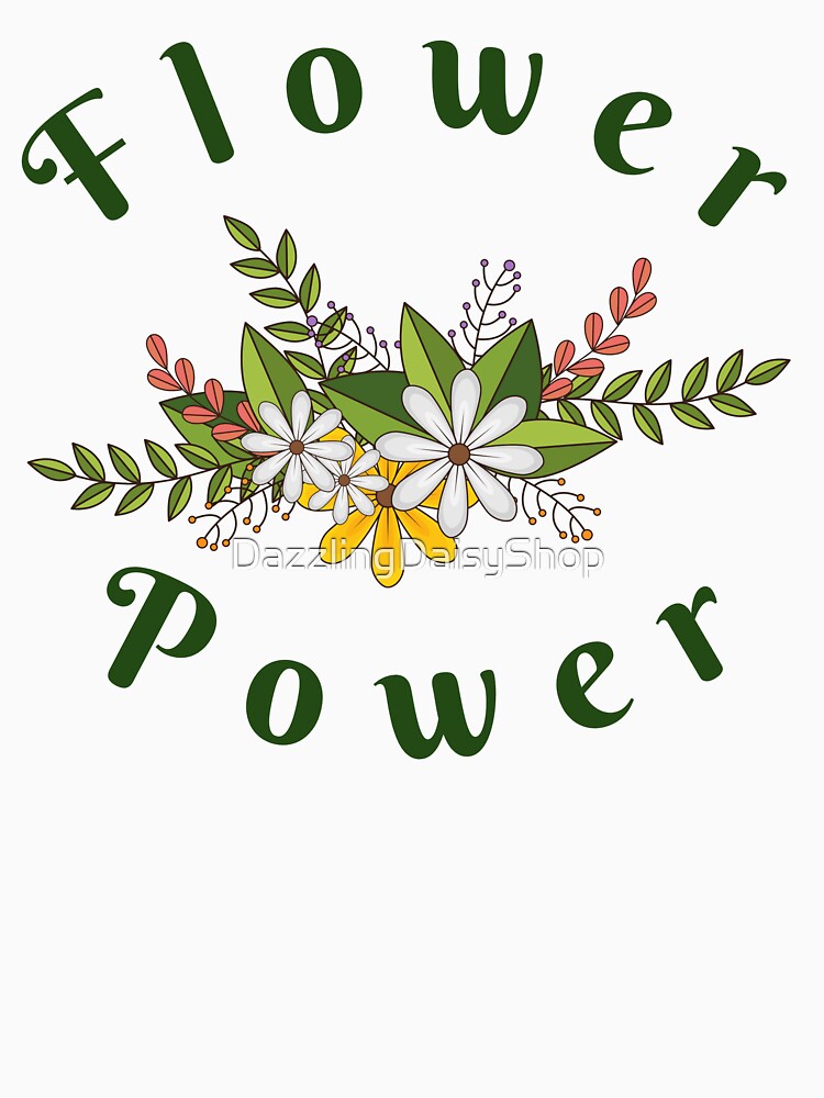 Bold Flower Power Design for Floral Lovers by DazzlingDaisyShop