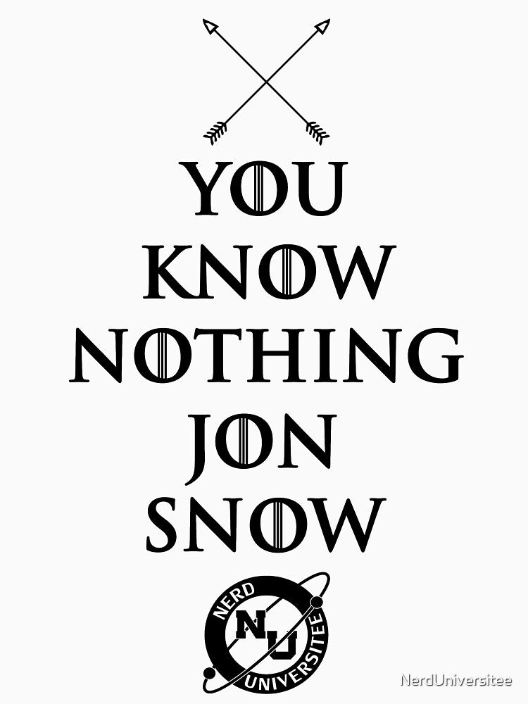 Know Nothing by NerdUniversitee
