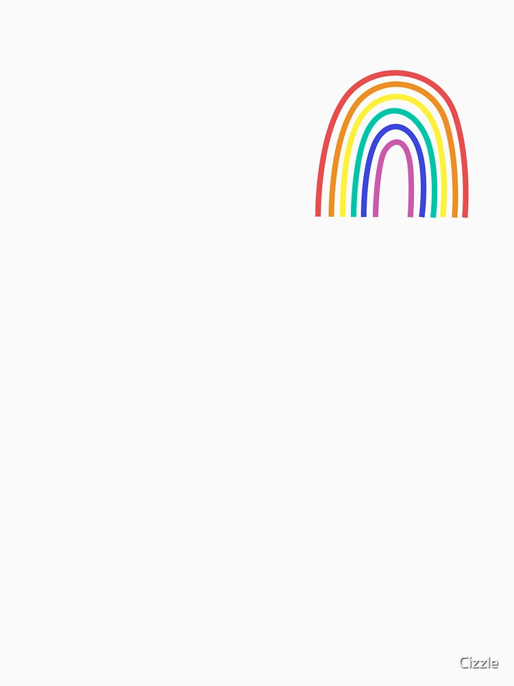 Minimalist Rainbow by Cizzle