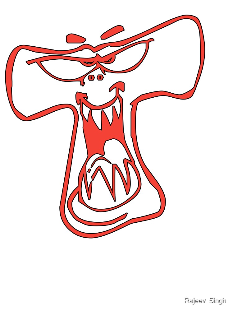 Scary Initial Monogram T by Rajeev Singh
