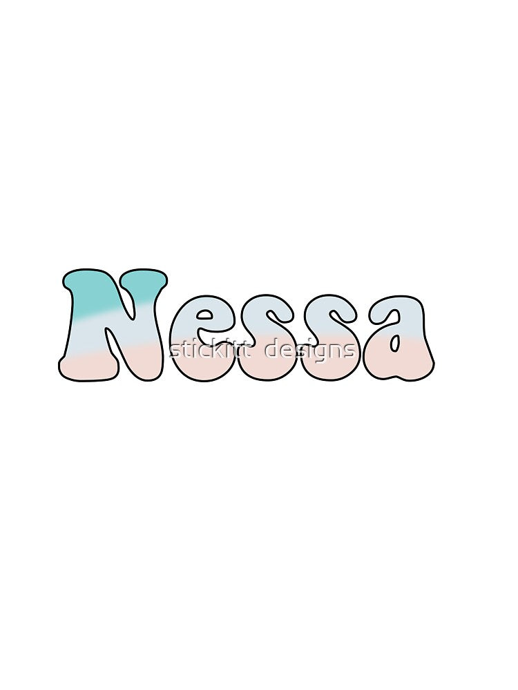 Nessa sticker by stickitt designs