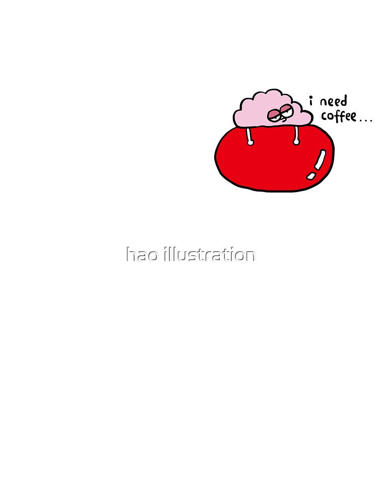 hao illustration – cotton candy & redbubble - I’m Not Tired You Are Sticker by hao illustration