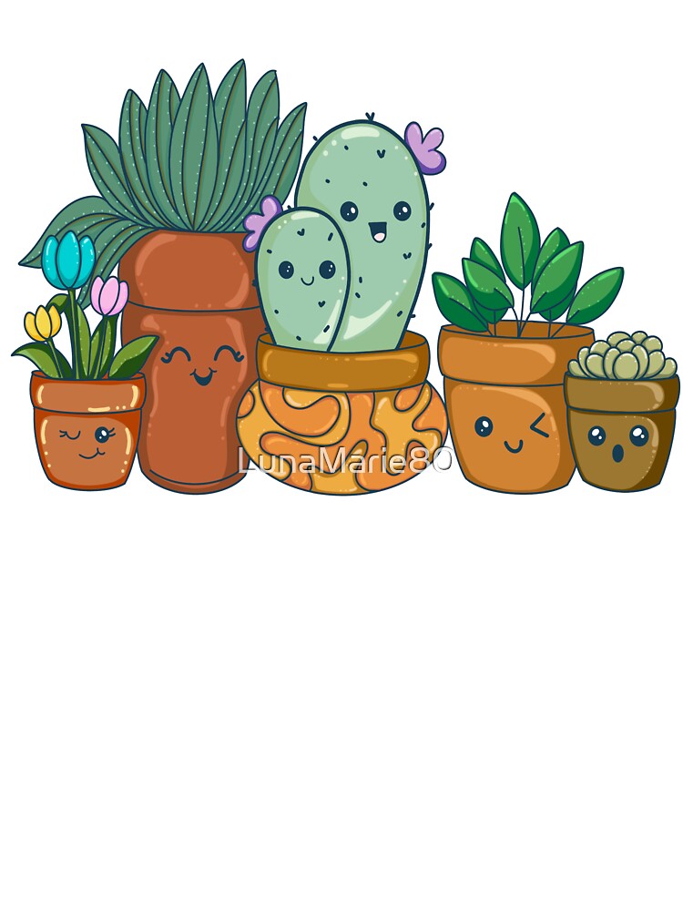 Kawaii Plants Happen by LunaMarie80