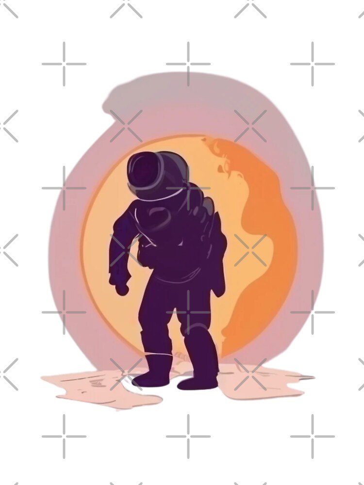 Astronaut Exploring Space/Journey Beyond Earth by Hubert GrafikaExpressArtistry