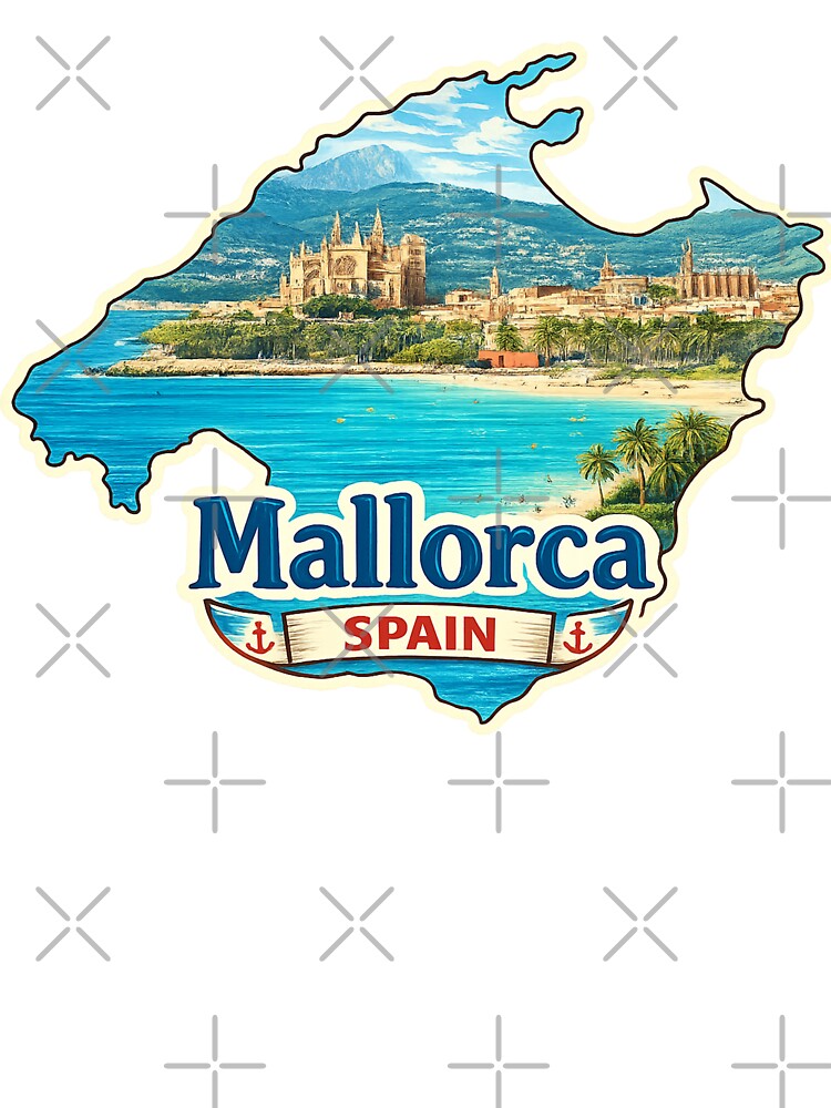 Spain Mallorca Travel Art by francous03