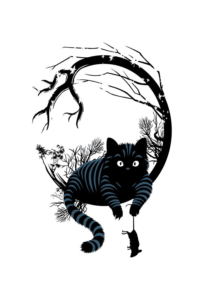 Cat hunts the mouse, circle of by ShopWilcox