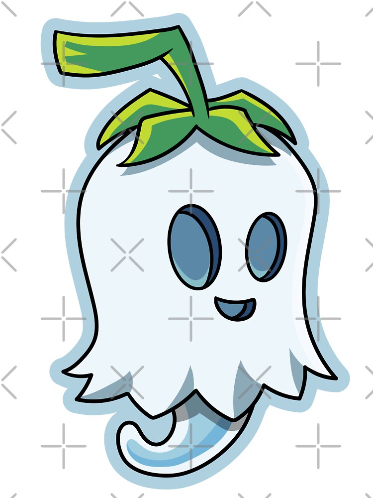 Kawaii ghost vegetable by Raymi03