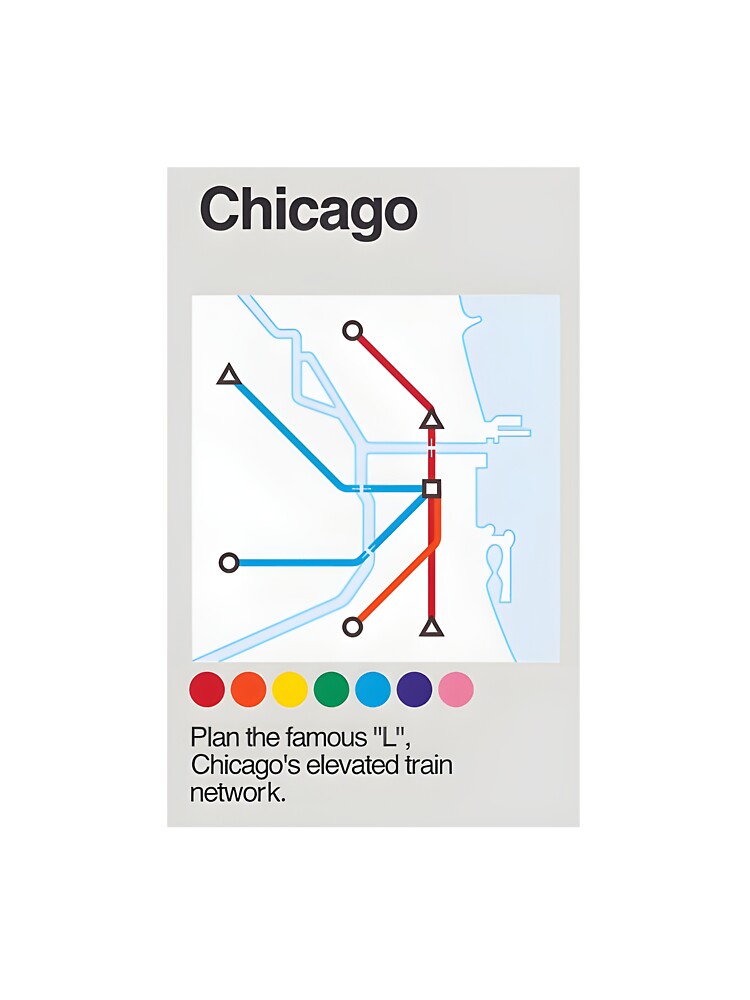 Mini Metro Chicago Map by Vickers01