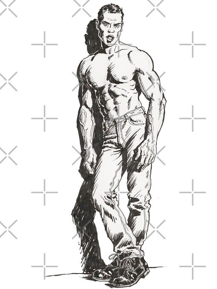 Raw Male Edge: Strength, Attitude, and Unfiltered Masculinity by gayishdesign