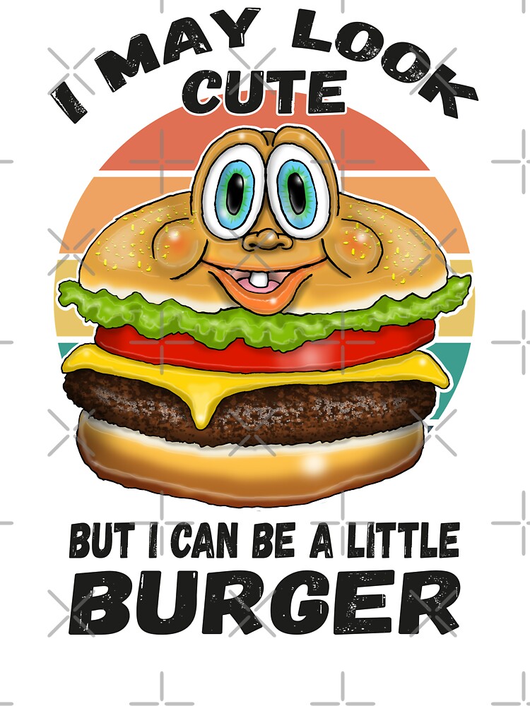 Food Gone Wild Funny Burger BBQ by Status71