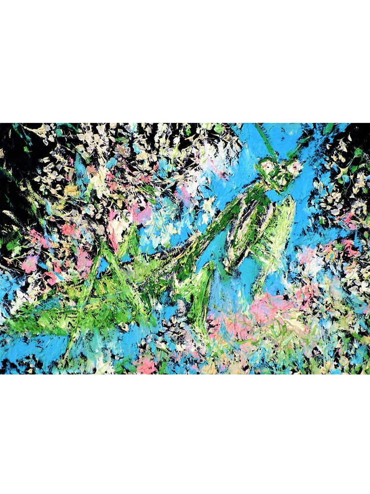 PRAYING MANTIS oil portrait by lautir