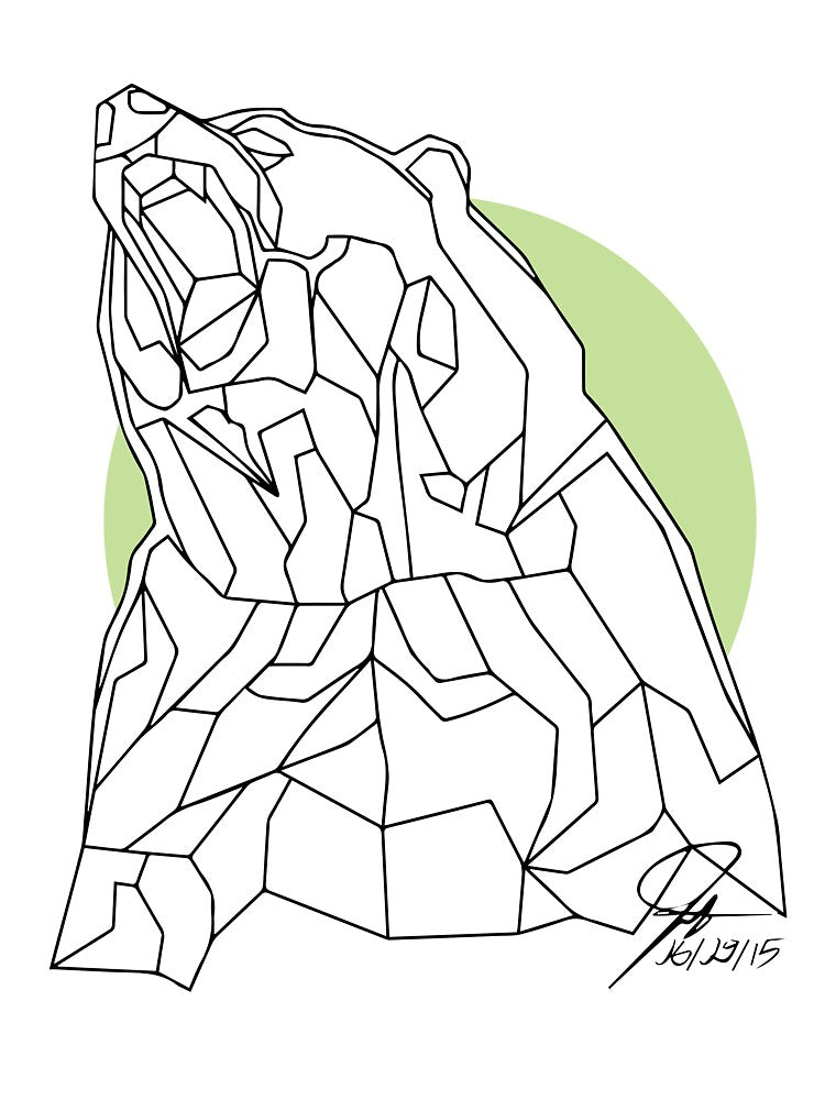 geo bear by gerarddesigns