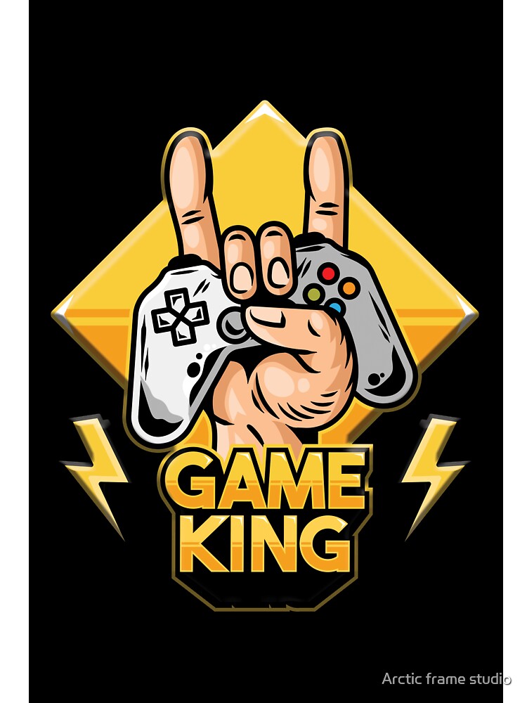 Game king gamer video game game zone by Arctic frame studio