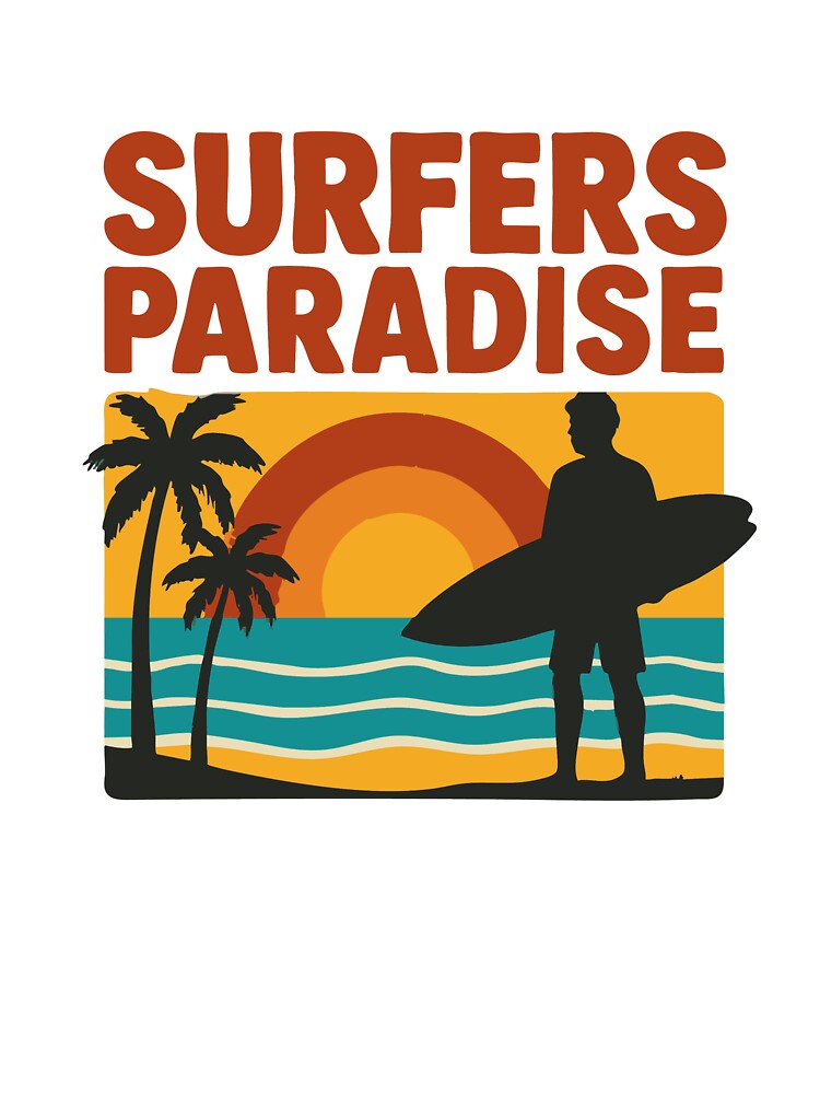 Surfers Paradise by Magenta Merch