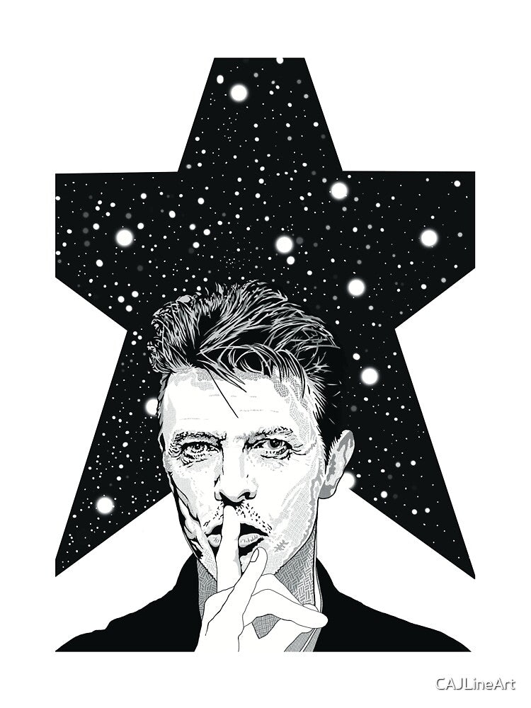 David Bowie - Blackstar Gone by CAJLineArt
