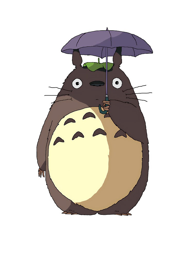 Totoro Umbrella Studio Ghibli Whimsical Design by Bloomie_Studio